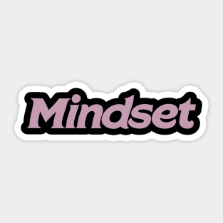 Mindset blush pink Sticker